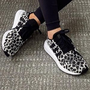 Adidas leopard sneakers